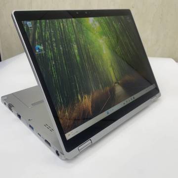 【1円スタート】 Panasonic Let's note CF-QV9 第10世代Core i5-10310U/8GB/SSD256GB/12型WQXGAタッチ/Office365/軽量2in1/E2510N088