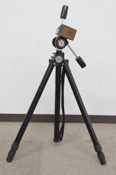 Y◆HUSKY ハスキー NORTHBROOK ILL.60062 QUICK-SET 3段 三脚 雲台付◆