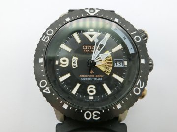 CITIZEN Eco-Drive シチズン プロマスター エコドライブ H112-T013279 クォーツ式 電波ソーラー 腕時計 デイト 動作未確認 1円～　U0035