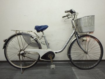 中古電動アシスト自転車 １円売切り!!機関良好 パナソニック　ビビ・NX　 【大阪・兵庫・京都・奈良】は送料3800円でお届け!!