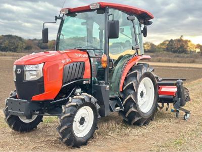 クボタトラクター SL35 ハイスピード 4WD 410 時間 エアコン/キャビン付 クボタロータリ RL18S 
