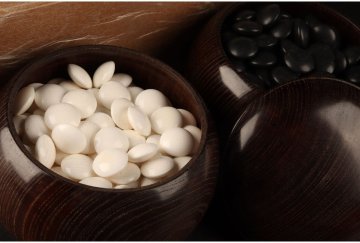 [URA]天然本蛤・那智黒石36号碁石/20-11-14 (検索)骨董/囲碁/碁笥/碁石/雪印/月印/華印/スワブテ/スワブデ