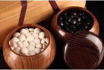 [URA]天然本蛤・那智黒石38号碁石/4-11-110　(検索)骨董/囲碁/碁笥/碁石/雪印/月印/華印/スワブテ/スワブデ