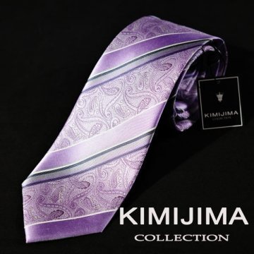 新品1円～★定価1.7万 KIMIJIMA COLLECTION 君島 キミジマ コレクション 日本製 シルク絹100％ネクタイ 織柄 正規店本物 ◆8323◆