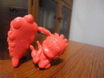 ドラ消し　孫悟空　筋斗雲　赤　ドラゴンボール消しゴム　キャラ消し　フィギュア