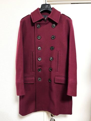 Dior homme ディオールオム 05AW グラム期 ダブルブレスト ロング Pコート ボルドー エディスリマン ディオールメン DIOR MEN