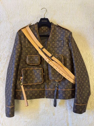 1円スタート　超美品　定価90万　ルイ・ヴィトン LOUIS VUITTON　アドミラルジャケット　メンズ52