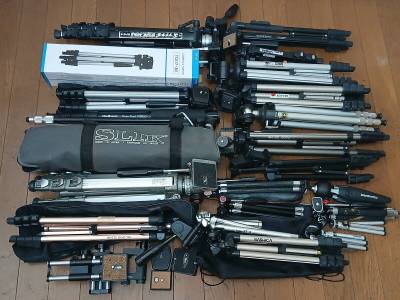 21点 三脚 まとめ SLIK スリック Velbon ベルボン Manfrotto マンフロット kenko ケンコー 他 雲台 撮影 映像 セット 5850