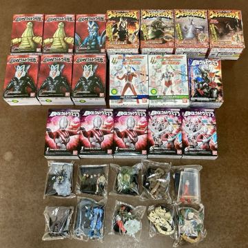 RR793) バンダイ ウルトラマン 食玩 フィギュア まとめ売り 超動αウルトラマン ウルトラマンモンスターズ ウルトラ怪獣名鑑 HD メビウス