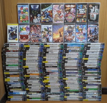 【ジャンク】【1円スタート】PSP/プレイステーションポータブル/PlayStationPortable ゲームソフト 約200本 大量 まとめ売り 【A785】