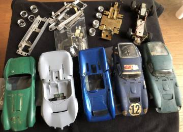 当時物　輸入スロットカー　ジャンクセット　COX 、レベル、amt、K&B 