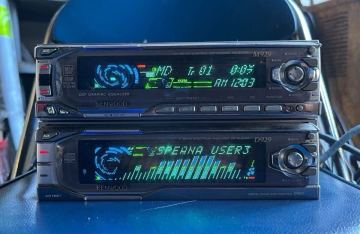 当時物 / KENWOOD ケンウッド M929 / D929 DSP イコライザー CD / MD 実動品