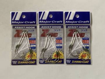 メジャークラフト【ゾック アシストフック Tandem #1/0　3cm/4cm】３個セット