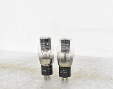 【 G 】2016 RCA JAN CRC-2A3 真空管 2本 アールシーエー 176833