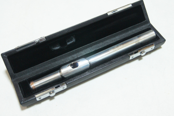 R.Lafin ラファン フルート頭部管 アドラー&ライザー&ヘッドキャップ18K金 ハードケース付 良品 送料無料