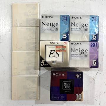 ○ 未使用保管品 MD ミニディスク まとめて34枚 74分/80分 録音用 SONY ソニー 記憶媒体 ○K03-1111