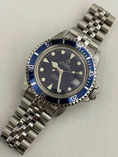 1円スタート TUDOR チューダー サブマリーナー ref.76100ブルー メンズ 中古 