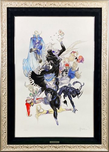 （人気作！）★天野喜孝★アンサンブル★版画作品★人気作家★ジクレー★FF★ファイナルファンタジー★ 主人公★登場人物★キャラ★