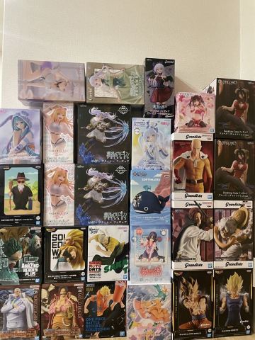 27個　1円〜　大量まとめ売り プライズフィギュア ワンピース ドラゴンボール　ヒロアカ 初音ミク　着せ恋　葬送のフリーレン　サイタマ