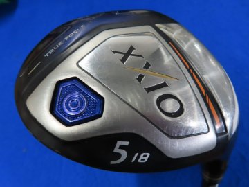 【中古】1円 スタート ダンロップ 2018 XXIO10（ゼクシオ テン）フェアウェイウッド　ネイビー　5W（18°）【R】MP1000