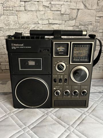 ☆ National RQ-585 6BAND ナショナル ラジオ カセットレコーダー ラジカセ 昭和レトロ　ジャンク☆