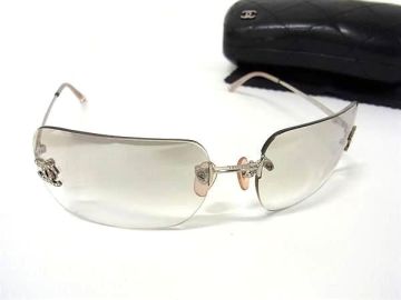 1円 CHANEL シャネル ココマーク 4017-D c159/61 ラインストーン サングラス メガネ 眼鏡 レディース シルバー系 FU5190