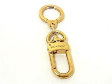 1円 LOUIS VUITTON ルイヴィトン M62694 アノクレ キーリング キーホルダー チャーム レディース メンズ ゴールド系 FS6309