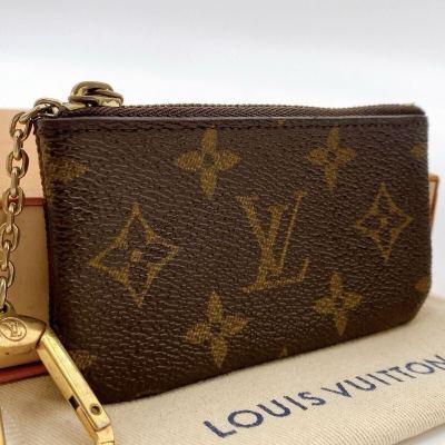 【極美品に近い】LOUIS VUITTON ルイヴィトン コインケース ポシェット クレ モノグラム 小銭入れ 財布 サイフ 小物 コインケース　133