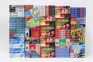 未使用未開封 カセットテープ メタル ハイポジション ノーマル TDK SONY maxel 他 大量セット ① 11-E103