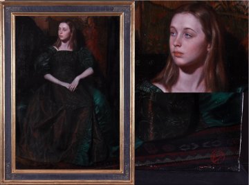 真作保証 / 古吉弘 / 女性像 / 油彩20号 / 傑作・大作 / リアリズム / 中島健太 山本大貴 岡靖知 今井喬裕 柏本龍太 藤井勉