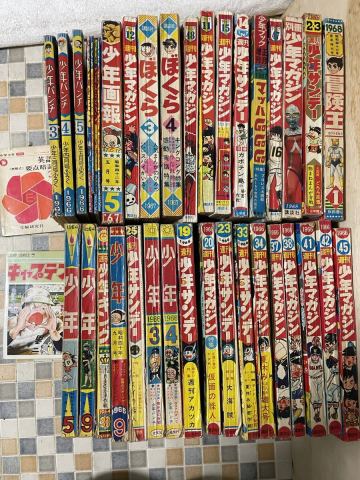 漫画　雑誌　60年前　1964 1965 1966 1967 1968 昭和39年　少年マガジン　少年サンデー　ぼくら　少年パンチ　少年マンガ誌　まとめ