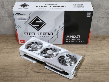 AMD ASRock Radeon RX9070XT 16GB STEEL LEGEND 【グラフィックボード】