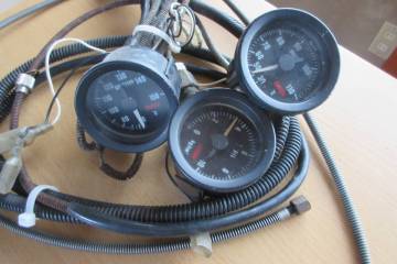 オオモリ　水温計・油温計・油圧計　ジャンク