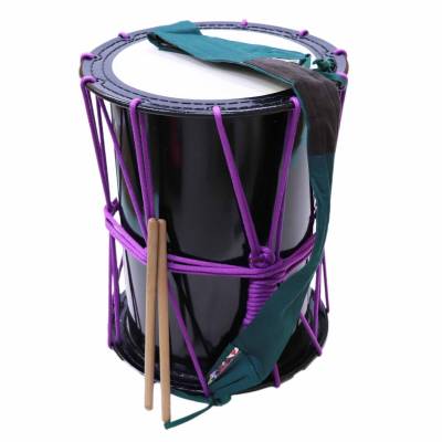 【中古品・美品】 和太鼓/1尺6寸/軽量かつぎ桶/ソフトケース付き