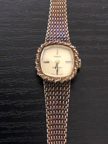 ティソTISSOT手巻き腕時計 k14