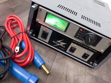 3R6492■イナズマ INAZUMA TR-2300 リニアアンプ CB無線 電源ケーブル付■