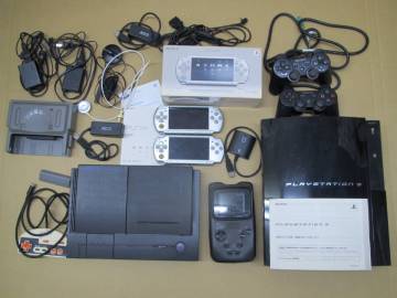 ジャンク ゲーム機 本体 セット まとめて PCGT デュオ 初期型PS3 PSP 他