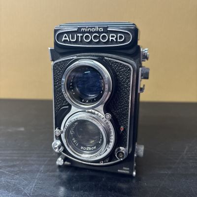 UTN984 【中古美品★】Minolta autocord Rokkor 75mm F3.5 ミノルタ オートコード 二眼レフカメラ フィルムカメラ 動作未確認 現状品