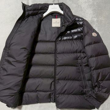 XL相当/サイズ3★MONCLER モンクレール DINANT ダウンジャケット Wジップ ブルゾン フード内蔵 2way パーカー 切替 黒 ブラック メンズ