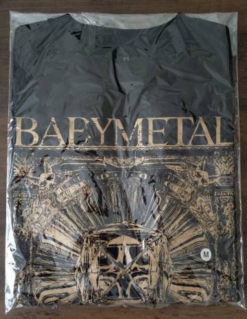 BABYMETAL（ベビーメタル）「THE ONE TEE 2025」限定カラー GOLD　Mサイズ