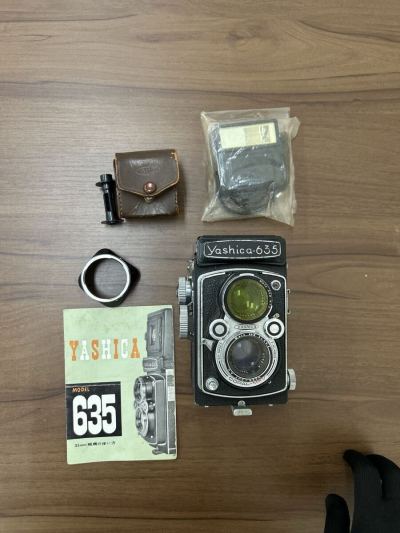Yashica ヤシカ 635 二眼レフ カメラ レンズ 趣味　付属品あり フィルムカメラ