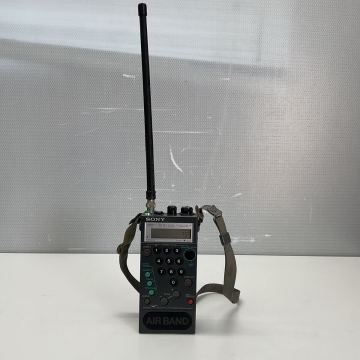 営AB60-60T SONY ソニー AIR-7 AIR BAND エアバンド FM AM PLL シンセサイザー受信機 ハンディ受信機 通電確認済