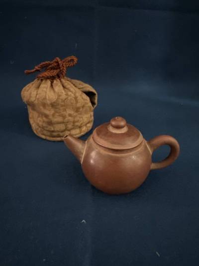 ウブ品　中国古美術 時代物 朱泥 急須 煎茶道具 紫砂 茶道具 唐物 陶磁器 中国古玩 骨董品