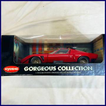 京商 1/18 Lamborghini Jota SVR レッド Gorgeous Collection ダイキャスト ミニカー 箱付 美品 ランボルギーニ イオタ