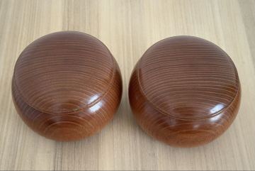 囲碁 碁笥 碁石 碁石入れ 蛤碁石 銘木 特大 囲碁道具 碁盤 榧碁盤 日向欅　①