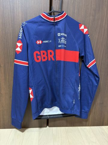Kalasサイクルジャージ 長袖 裏起毛 サイズL 中古美品
