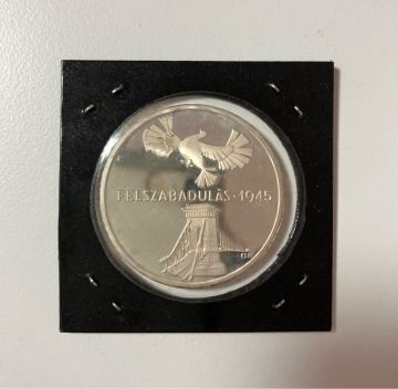 1975年 ハンガリー 200フォリント プルーフ銀貨 解放30周年記念 アンティークコイン 外国古銭④ ★7