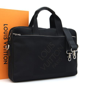【使用わずか】 ルイヴィトン Louis Vuitton ダミエジェアン アソシエPM ブラック ビジネスバッグ ハンドバッグ メンズ 定価約17万 669