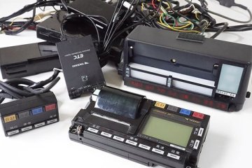 1円～ タクシーメーター セット ◆ YAZAKI アロフレンド26P / ETC / 日立興業 表示灯 / 配線 セット ★ 計器 矢崎 ジャンク 一式 ◆K-3