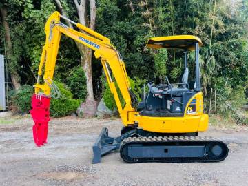 整備済！極上コマツKOMATSU PC35MR-5【2189h・2016年式・マルチレバー・解体仕様】即戦力ミニユンボ！